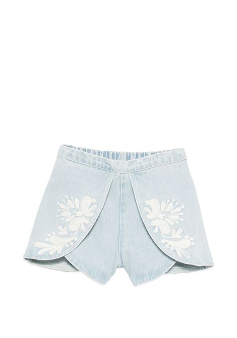 Shorts con ricamo LOUISE MISHA KIDS | S0105BLEACH